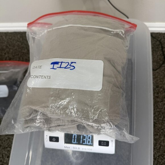 Vuori Pants Mens Large Tan Ripstop Drawstring Travel Jogger Lightweight Hiking - Picture 14 of 14